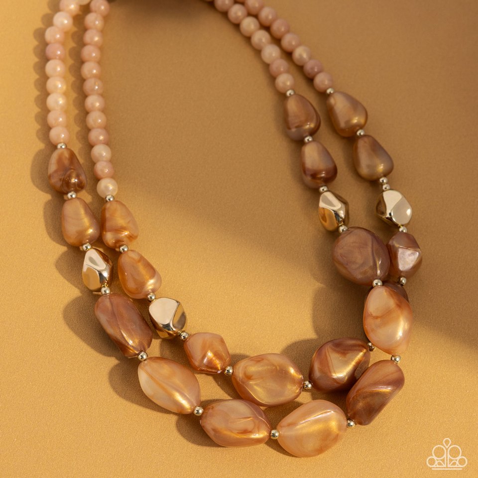 Seize the Statement - Brown - Paparazzi Necklace Image