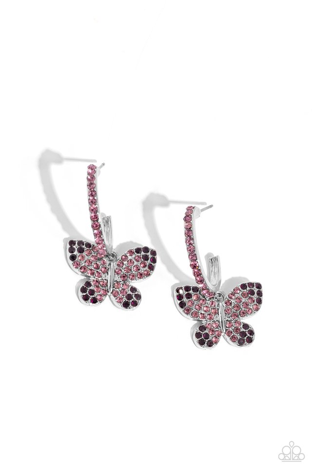 Whimsical Waltz - Purple - Paparazzi Earring Image