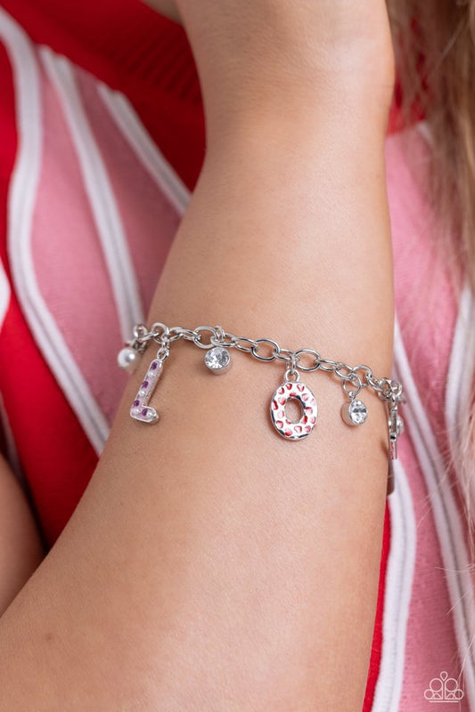 Lovestruck Leisure - Red - Paparazzi Bracelet Image