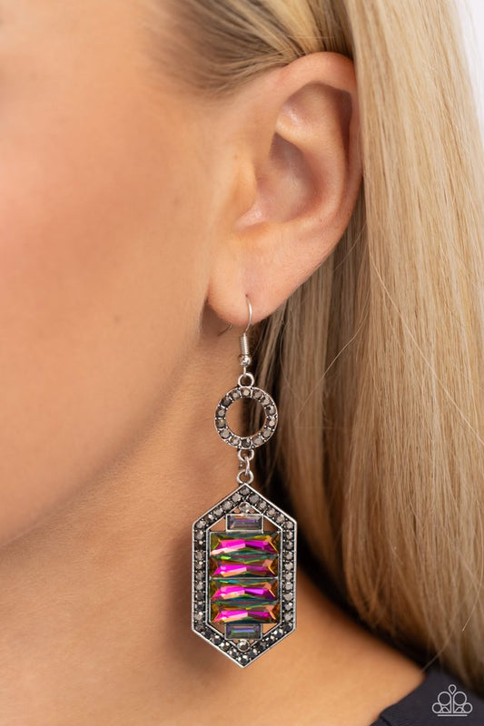 Combustible Craving - Multi - Paparazzi Earring Image