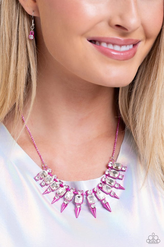 Punk Passion - Pink - Paparazzi Necklace Image