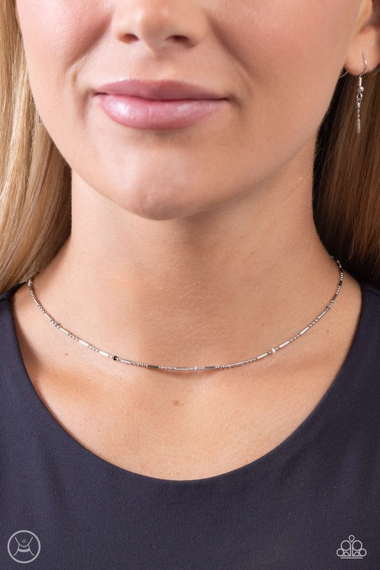 Serenity Strand - Silver - Paparazzi Necklace Image