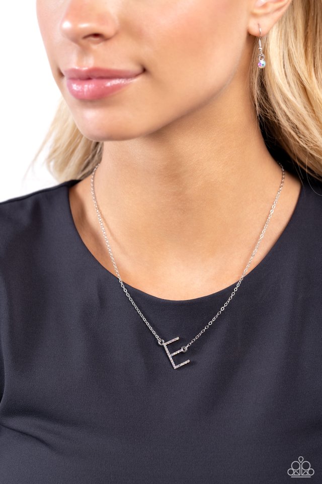 INITIALLY Yours - E - Multi - Paparazzi Necklace Image