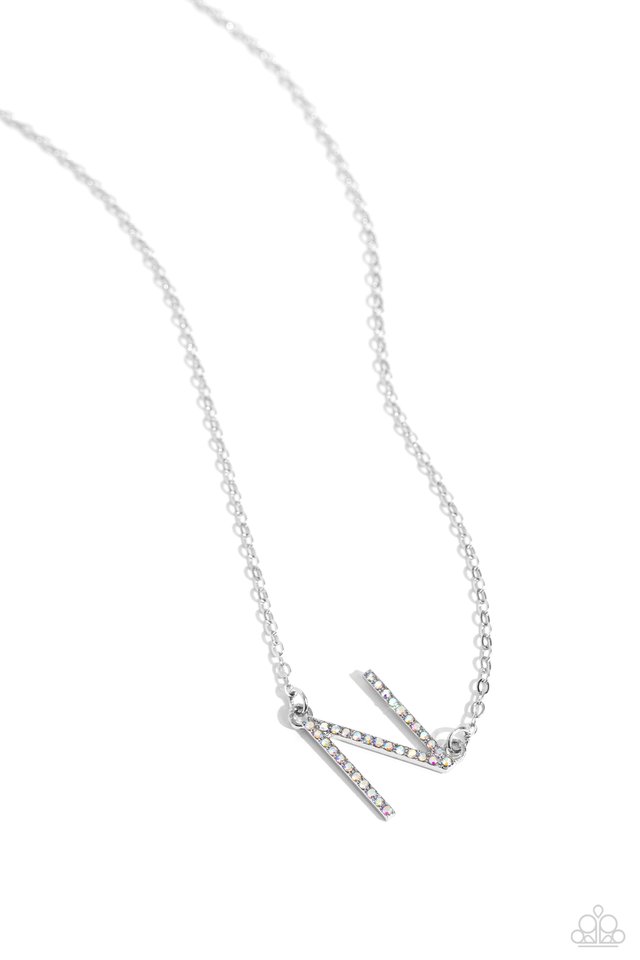 INITIALLY Yours - N - Multi - Paparazzi Necklace Image