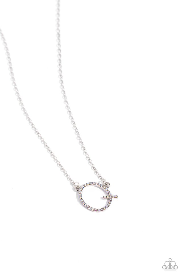 INITIALLY Yours - Q - Multi - Paparazzi Necklace Image