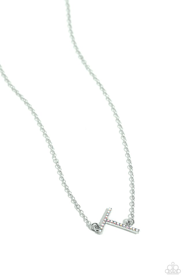 INITIALLY Yours - T - Multi - Paparazzi Necklace Image