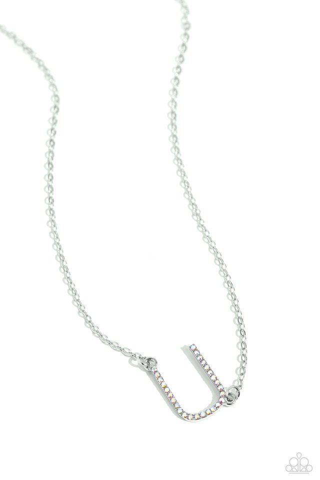 INITIALLY Yours - U - Multi - Paparazzi Necklace Image