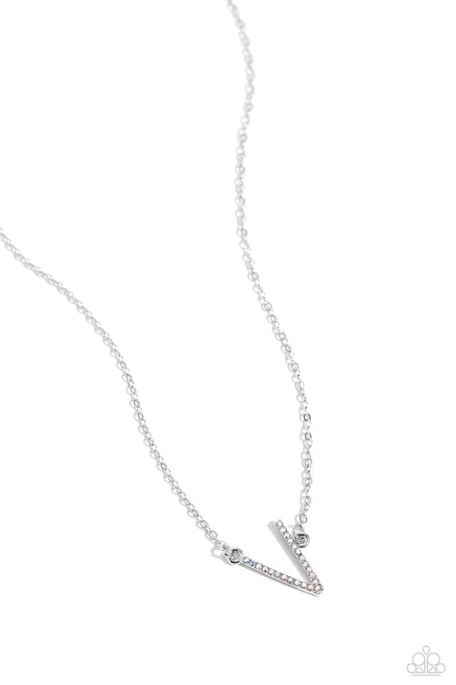INITIALLY Yours - V - Multi - Paparazzi Necklace Image