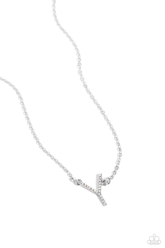 INITIALLY Yours - Y - Multi - Paparazzi Necklace Image