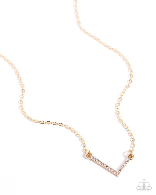 INITIALLY Yours - L - Paparazzi Necklace Image