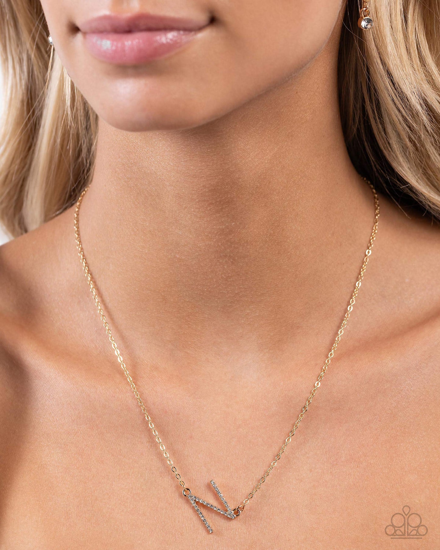 INITIALLY Yours - N - Paparazzi Necklace Image