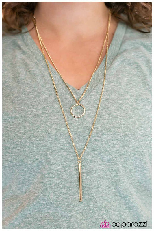 Paparazzi Necklace ~ Plain As Day - Gold