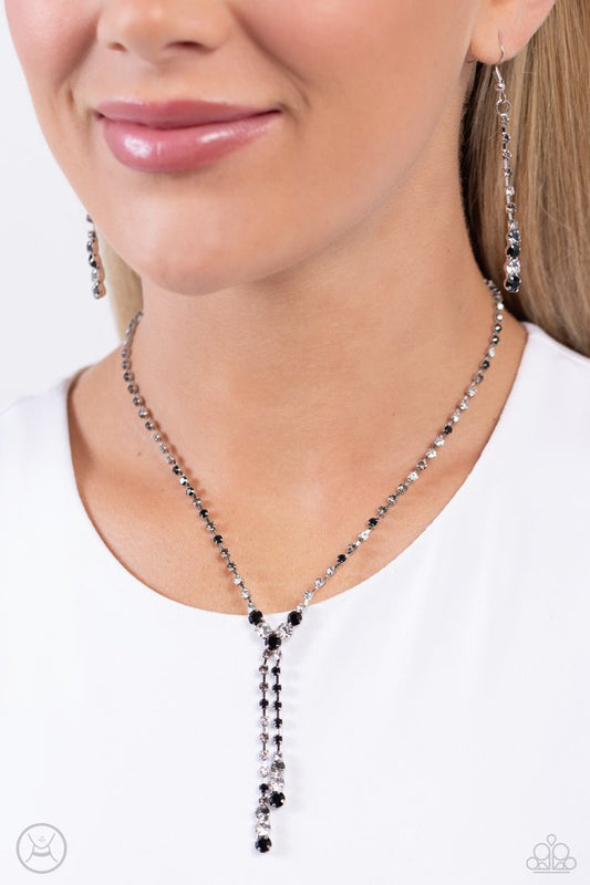 Blinding Balance - Black - Paparazzi Necklace Image