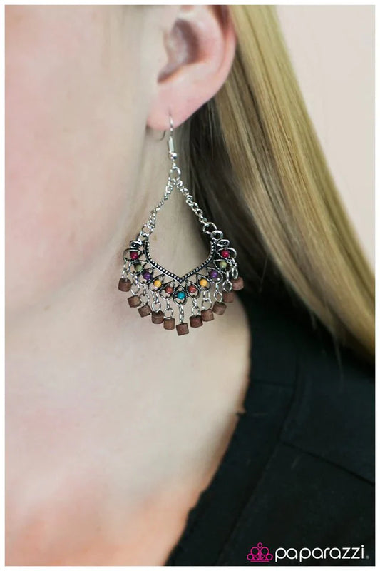 Paparazzi Earring ~ On A Magic Carpet Ride - Multi