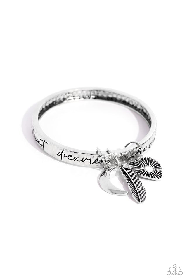 Free-Spirited Fantasy - Silver - Paparazzi Bracelet Image