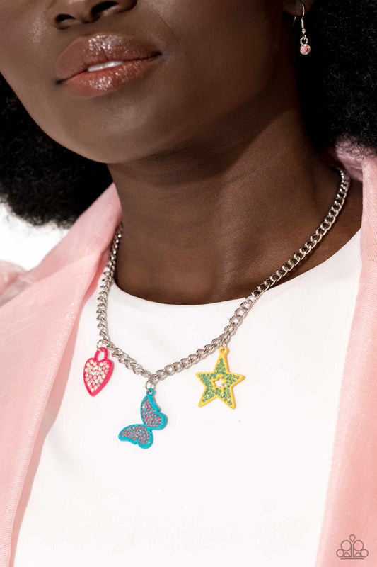Paparazzi Necklace ~ Sensational Shapes - Multi