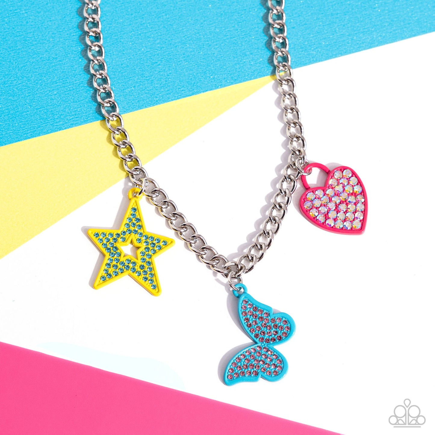 Paparazzi Necklace ~ Sensational Shapes - Multi