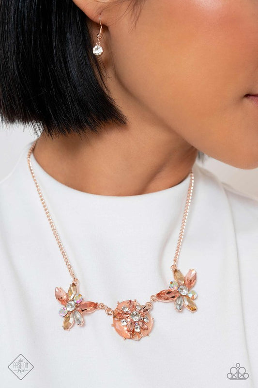 Soft-Hearted Series - Rose Gold - Paparazzi Necklace Image