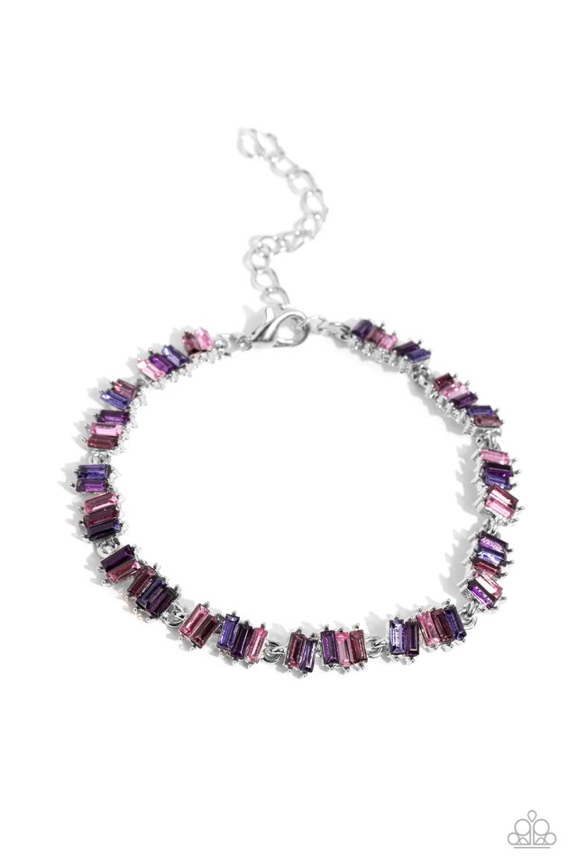 Emerald Ensemble - Purple - Paparazzi Bracelet Image