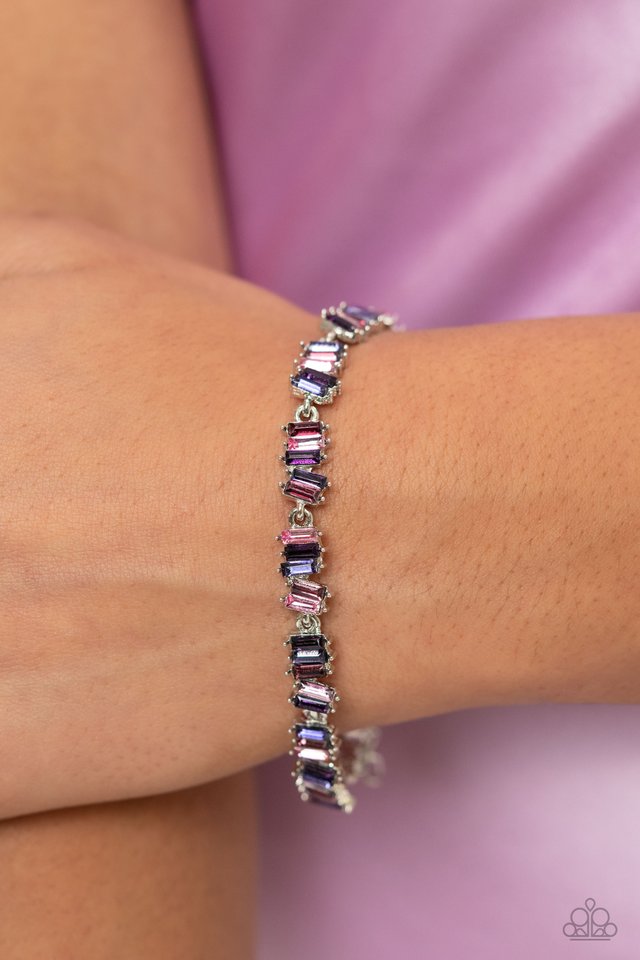 Emerald Ensemble - Purple - Paparazzi Bracelet Image