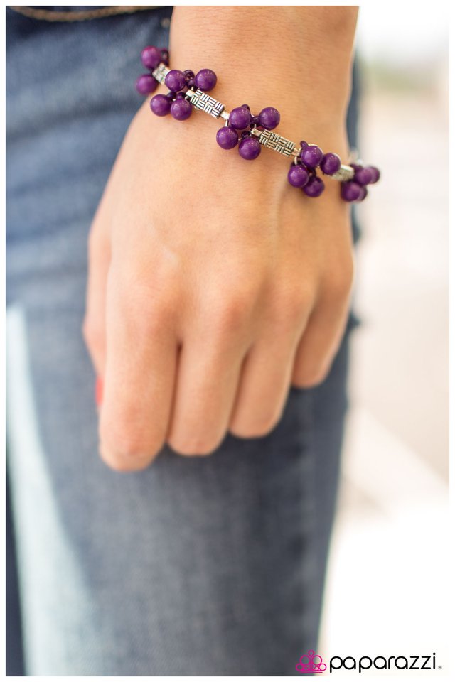 Paparazzi Bracelet ~ Hakuna Matata - Purple