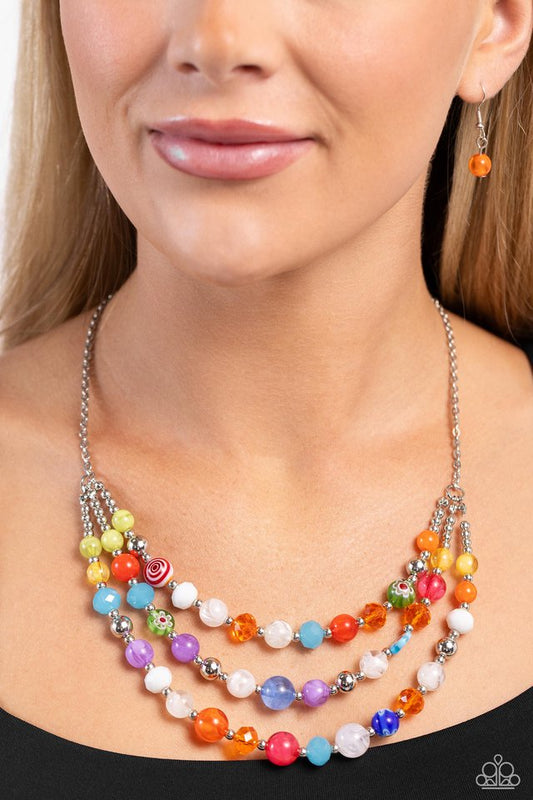 Summer Scope - Multi - Paparazzi Necklace Image
