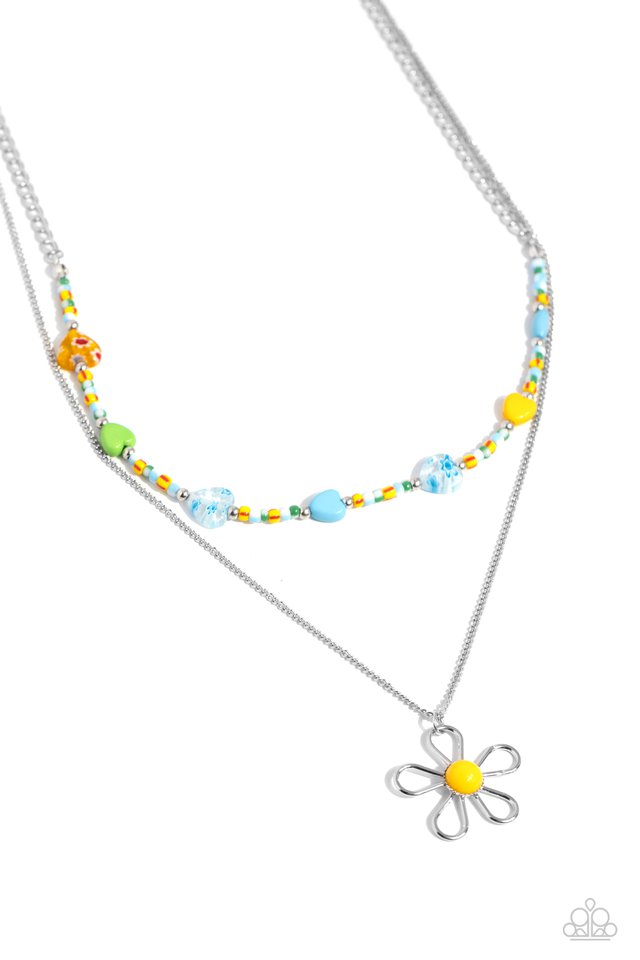 Traditionally Trendy - Yellow - Paparazzi Necklace Image
