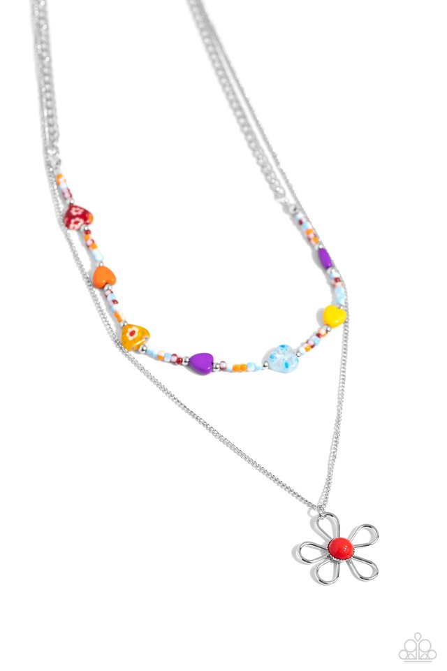 Traditionally Trendy - Red - Paparazzi Necklace Image