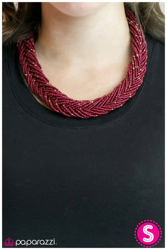 Paparazzi Necklace ~ The Need For BEAD - Pink