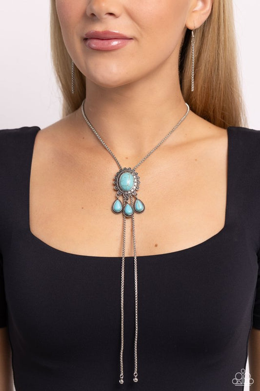 Seize the Serenity - Blue - Paparazzi Necklace Image