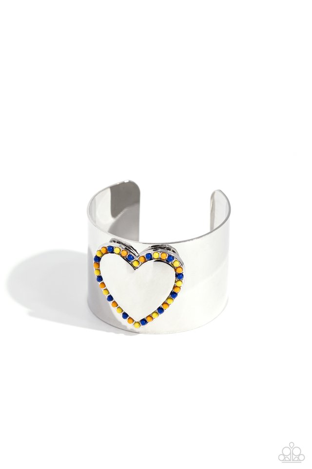 Cuffing Season - Yellow - Paparazzi Bracelet Image