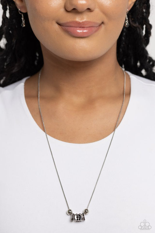 Rolling the Dice - Black - Paparazzi Necklace Image