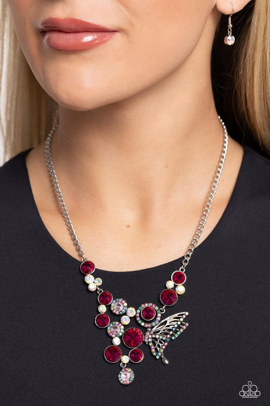 As Luck Would HALF It - Pink - Paparazzi Necklace Image