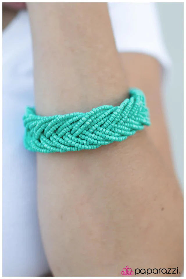 Paparazzi Bracelet ~ Youre All I BEAD - Blue