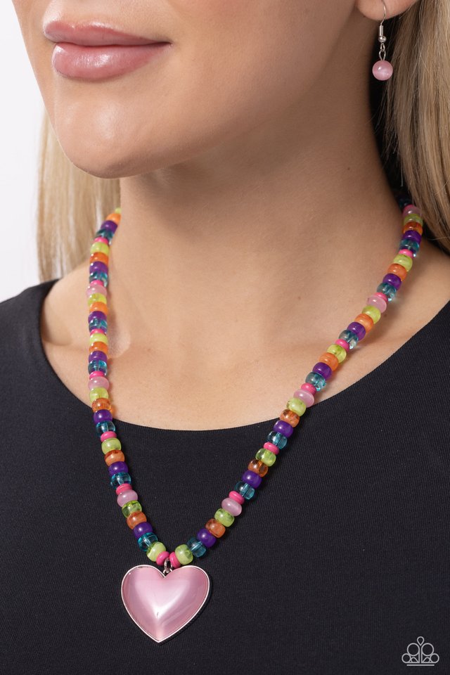 Desertscape Delight - Pink - Paparazzi Necklace Image