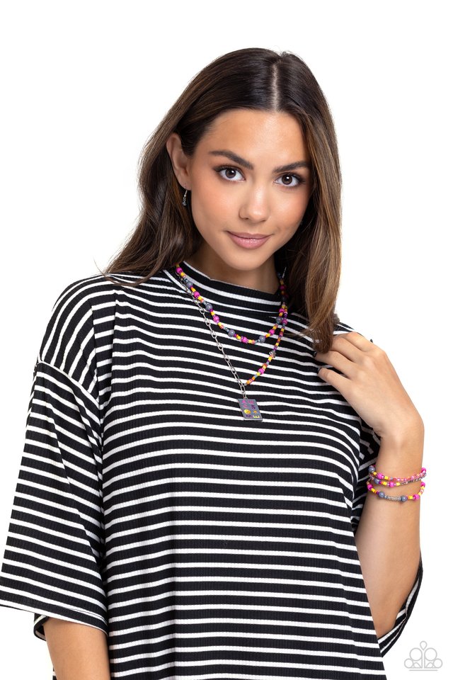 Confident Collision - Silver - Paparazzi Bracelet Image