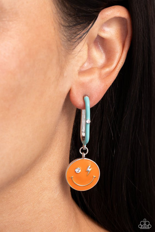 Personable Pizzazz - Orange - Paparazzi Earring Image