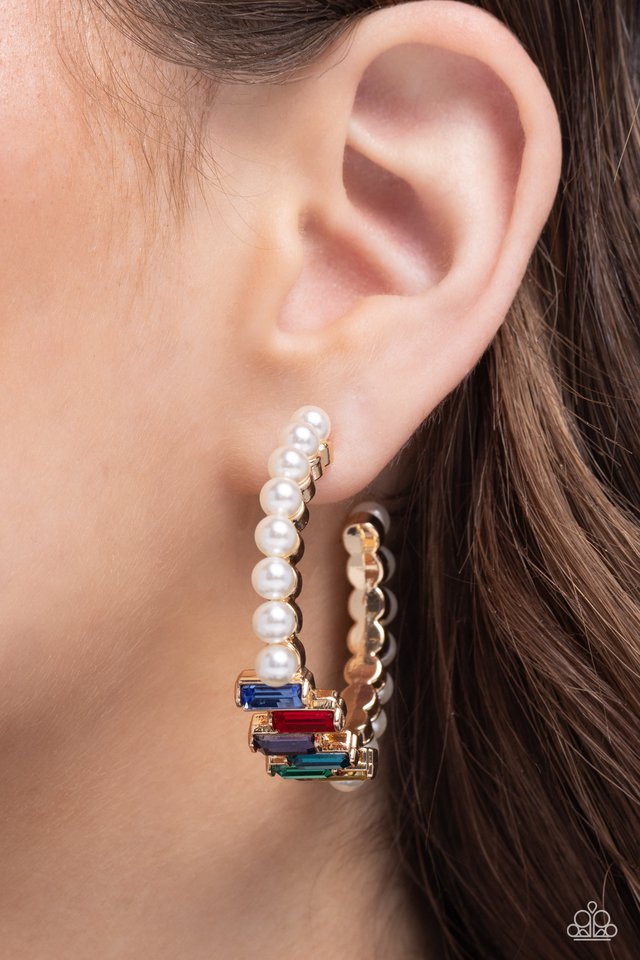 Modest Maven - Gold - Paparazzi Earring Image