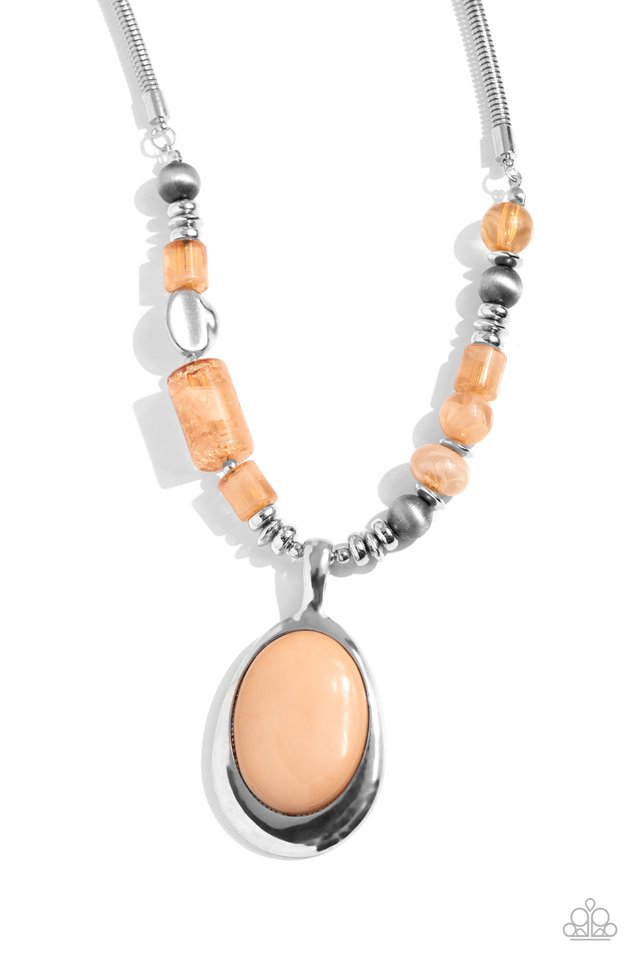 Captivating Composition - Brown - Paparazzi Necklace Image