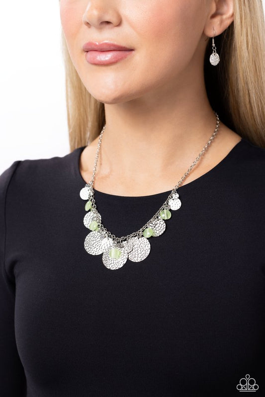 Radiant Review - Green - Paparazzi Necklace Image