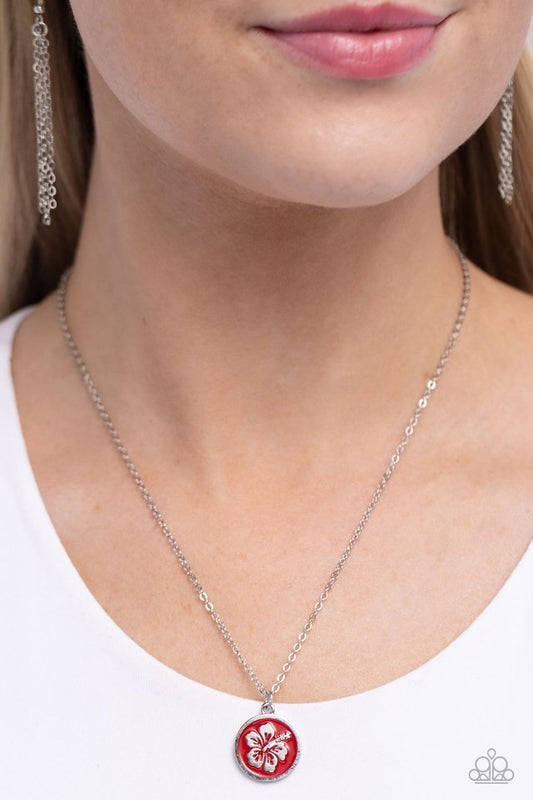 Beachy Basic - Red - Paparazzi Necklace Image