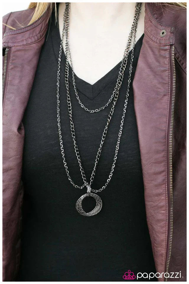 Paparazzi Necklace ~ Hallelujah - Black