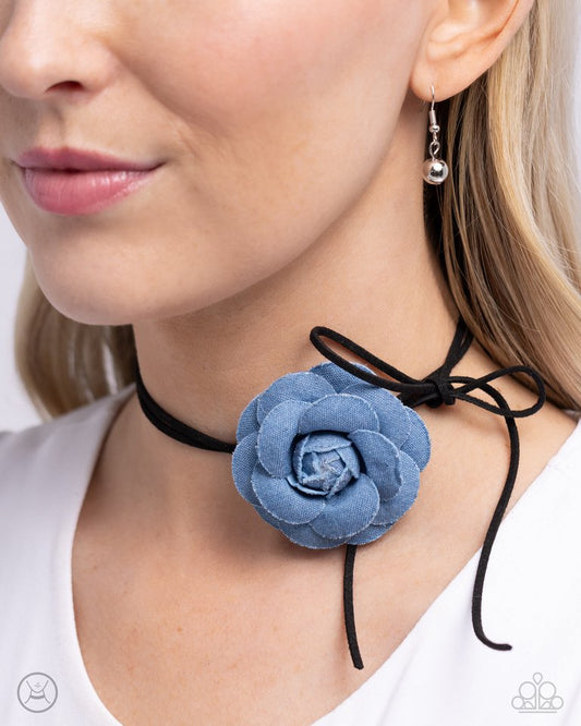 Floral Folktale - Black - Paparazzi Necklace Image