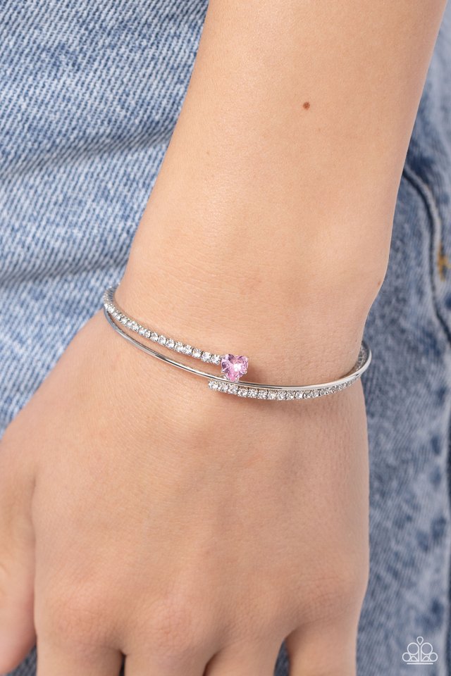 Sensational Sweetheart - Pink - Paparazzi Bracelet Image