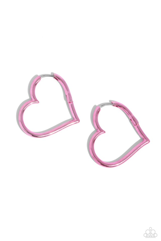 Loving Legend - Pink - Paparazzi Earring Image