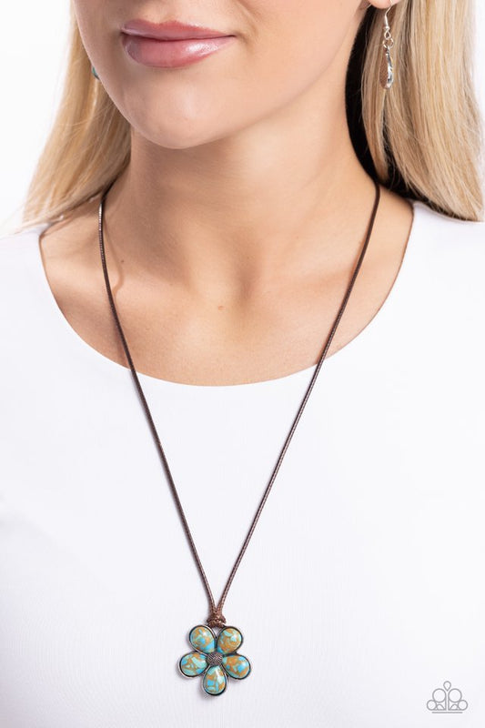 Budding Badlands - Brown - Paparazzi Necklace Image