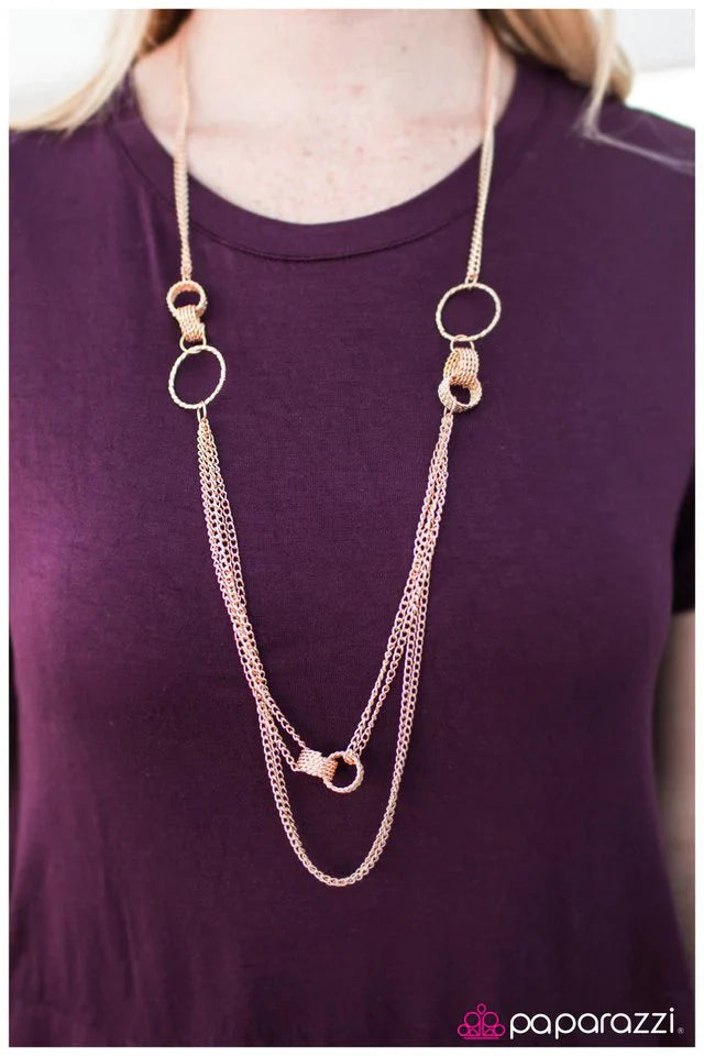 Paparazzi Necklace ~ The Final Countdown - Gold