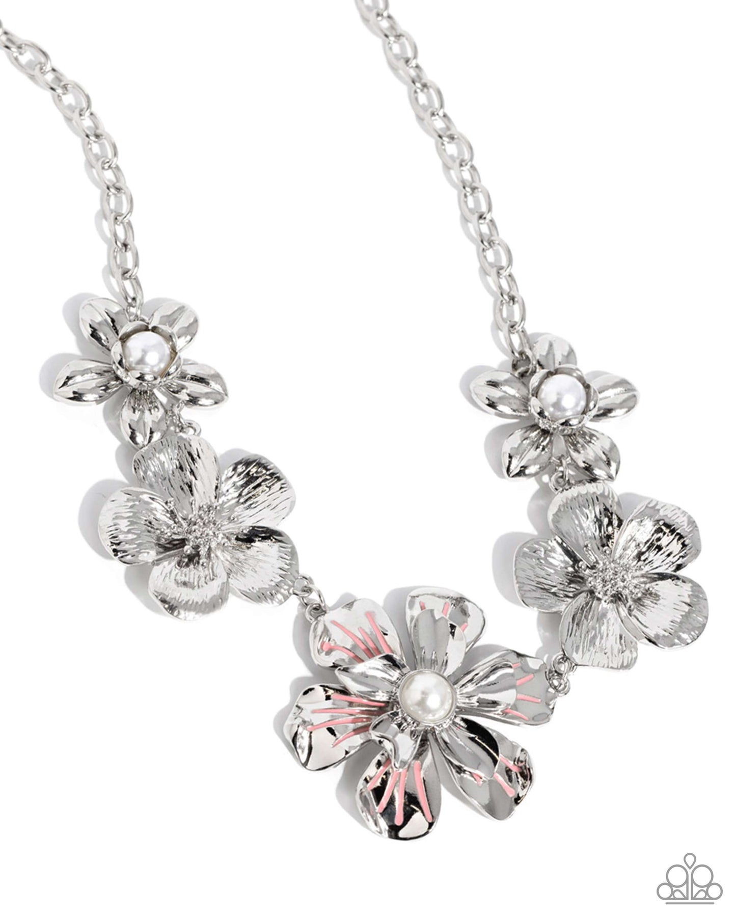 Paparazzi Necklace ~ FLOWER Move - Orange