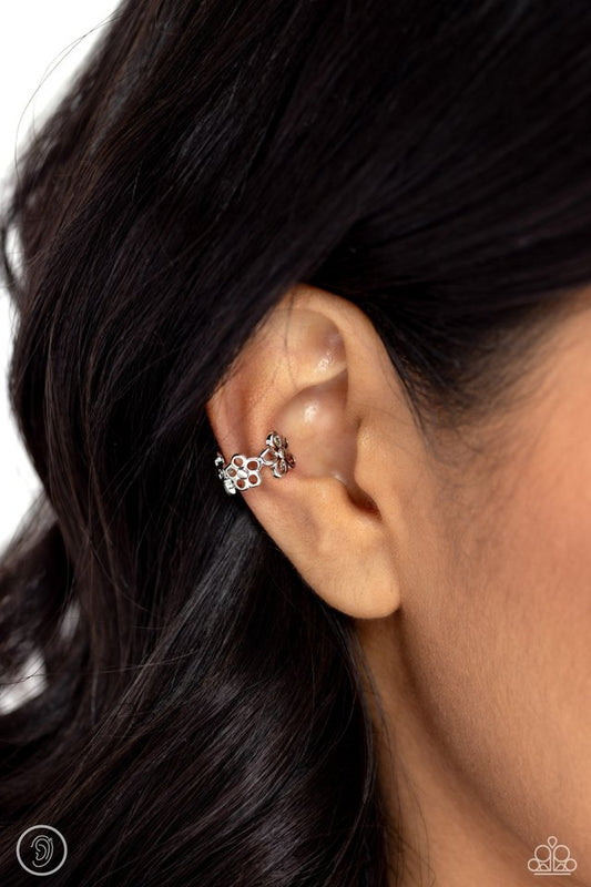 Daisy Debut - Silver - Paparazzi Earring Image