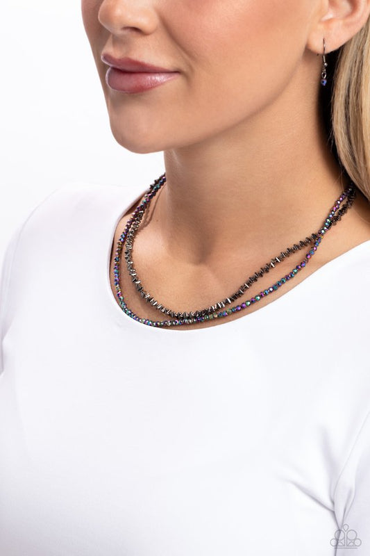 White-Collar Week - Black - Paparazzi Necklace Image